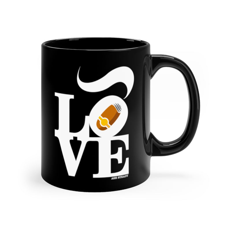 Stogie Love, Black mug 11oz