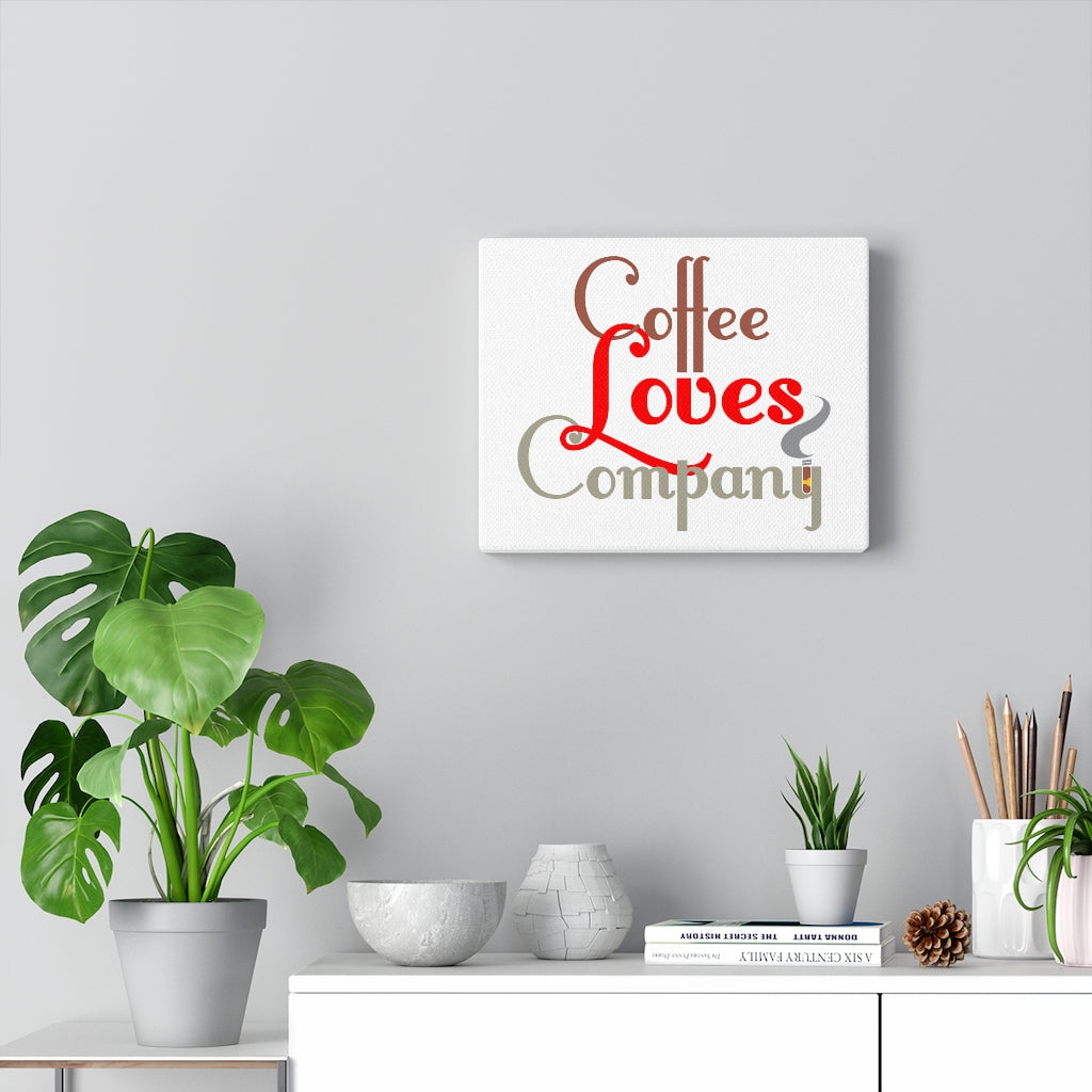 Coffee Loves Company, Canvas Gallery Wraps